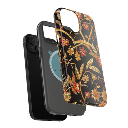 Floral Gold Vine Phone Case — Magnetic Impact - Resistant Case - DIGITAL X
