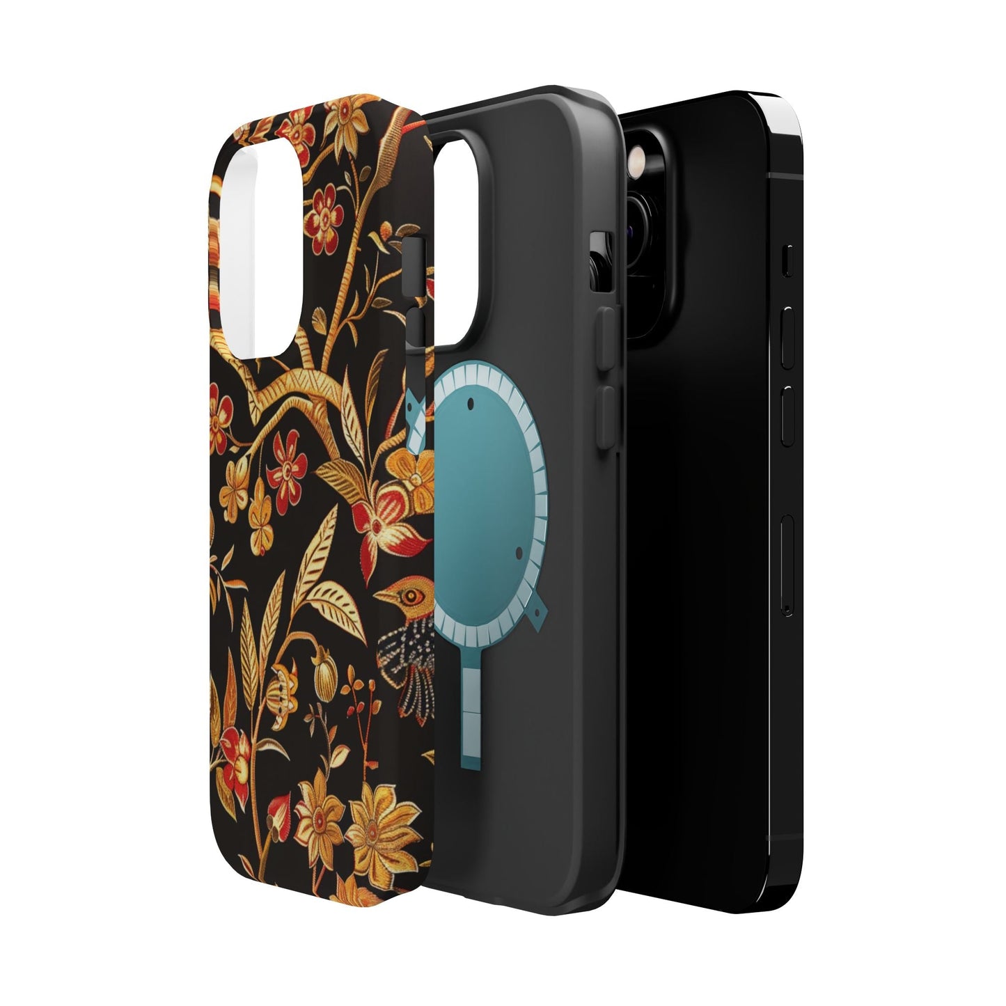 Floral Gold Vine Phone Case — Magnetic Impact - Resistant Case - DIGITAL X