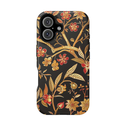 Floral Gold Vine Phone Case — Magnetic Impact - Resistant Case - DIGITAL X
