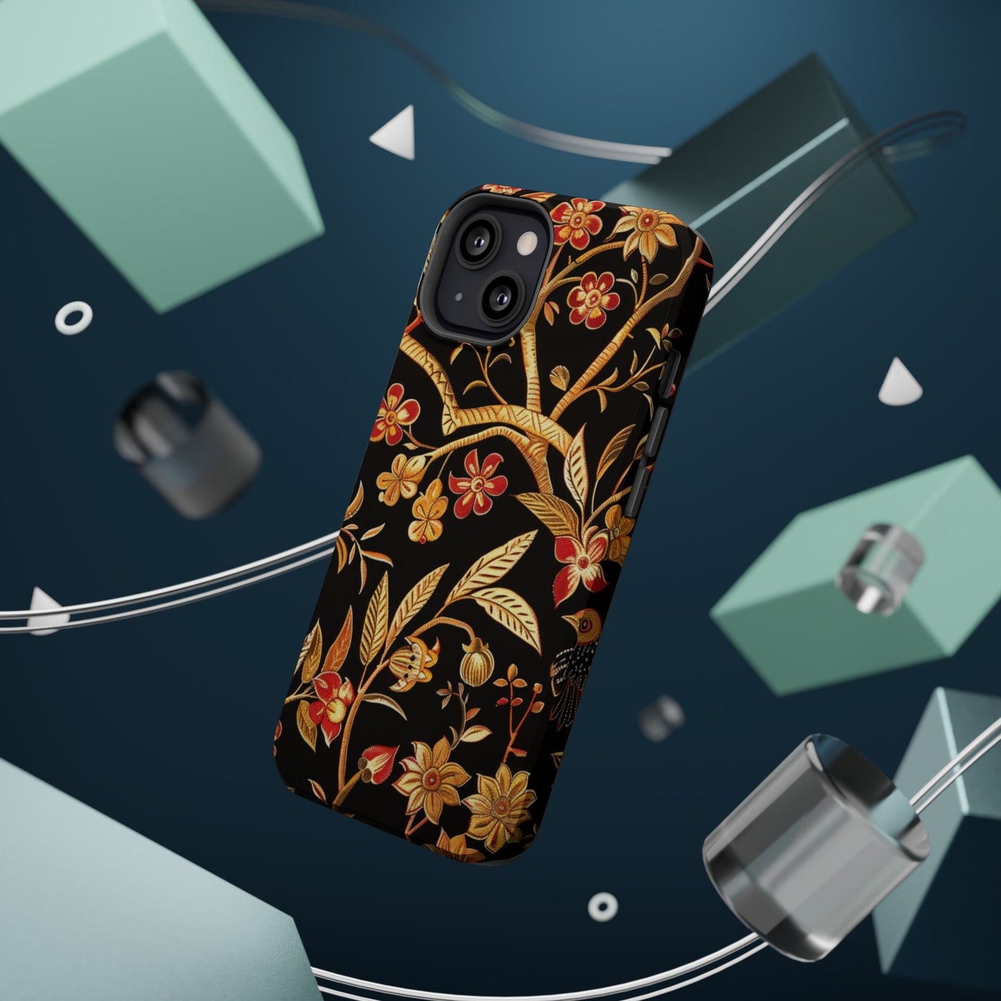 Floral Gold Vine Phone Case — Magnetic Impact - Resistant Case - DIGITAL X
