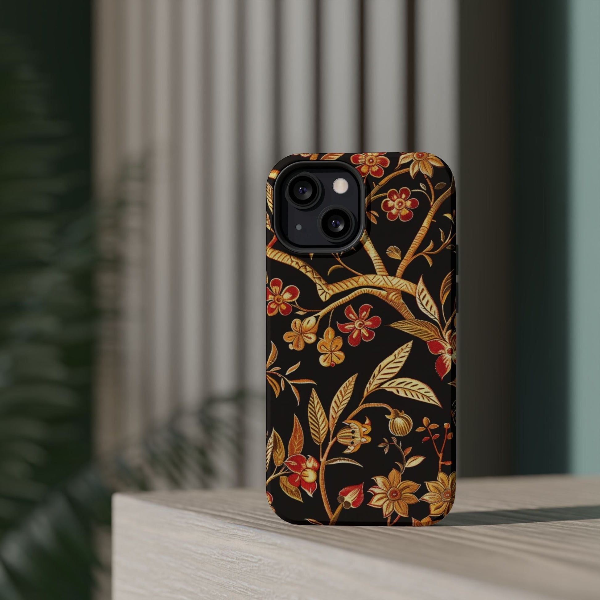 Floral Gold Vine Phone Case — Magnetic Impact - Resistant Case - DIGITAL X