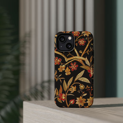 Floral Gold Vine Phone Case — Magnetic Impact - Resistant Case - DIGITAL X