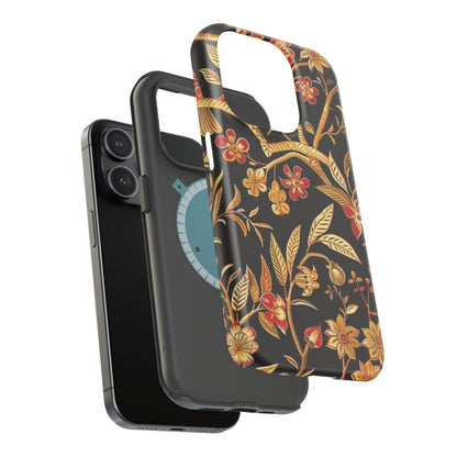 Floral Gold Vine Phone Case — Magnetic Impact - Resistant Case - DIGITAL X