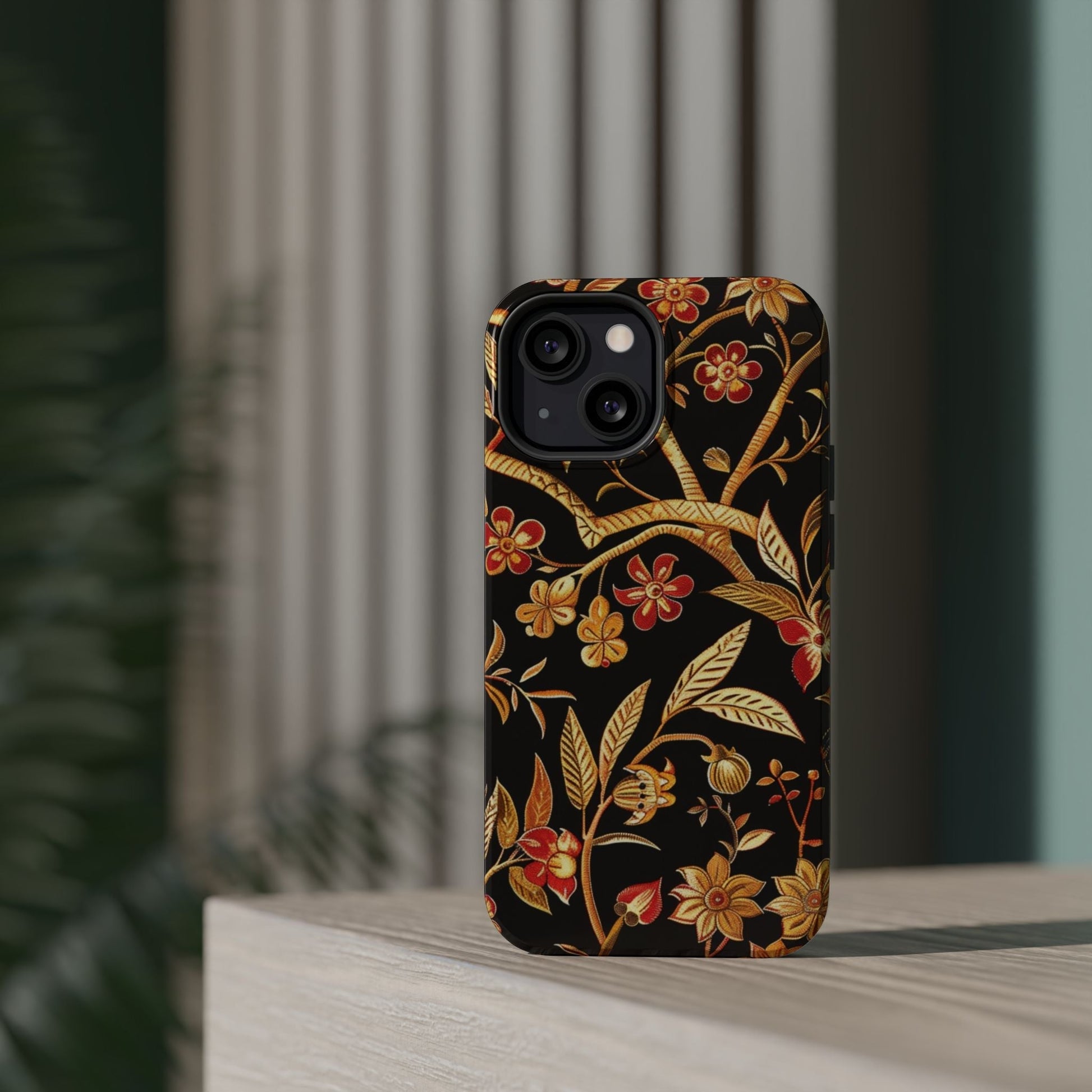 Floral Gold Vine Phone Case — Magnetic Impact - Resistant Case - DIGITAL X