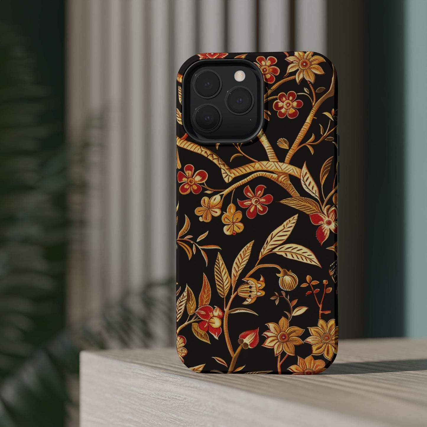 Floral Gold Vine Phone Case — Magnetic Impact - Resistant Case - DIGITAL X