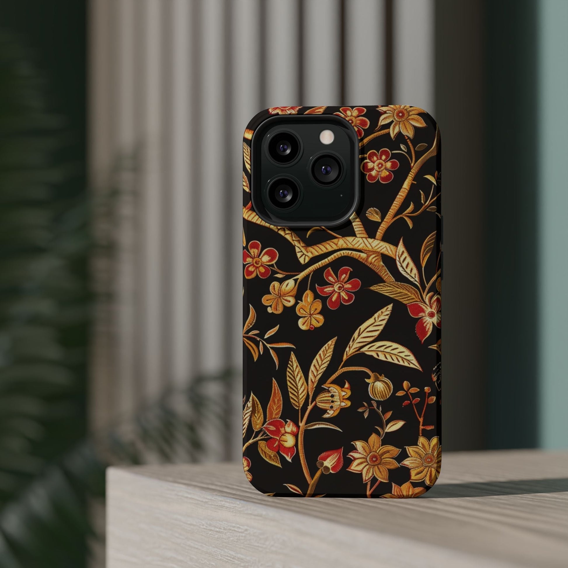 Floral Gold Vine Phone Case — Magnetic Impact - Resistant Case - DIGITAL X