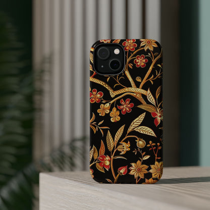 Floral Gold Vine Phone Case — Magnetic Impact - Resistant Case - DIGITAL X