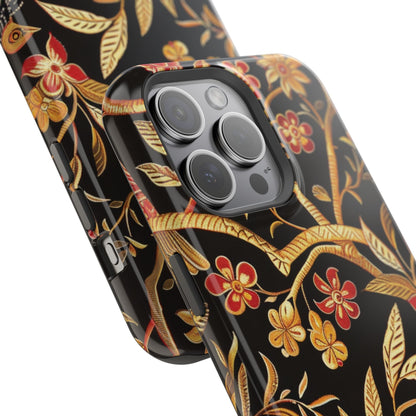 Floral Gold Vine Phone Case — Magnetic Impact - Resistant Case - DIGITAL X