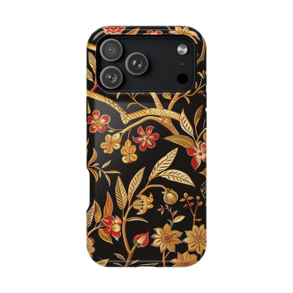 Floral Gold Vine Phone Case — Magnetic Impact - Resistant Case - DIGITAL X