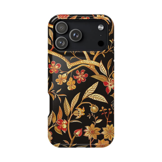 Floral Gold Vine Phone Case — Magnetic Impact - Resistant Case - DIGITAL X