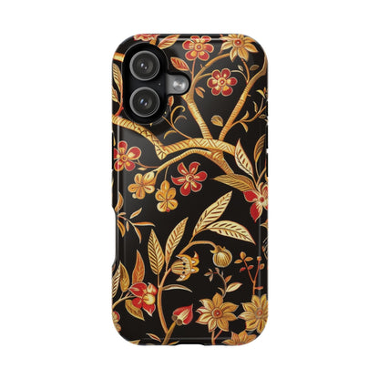 Floral Gold Vine Phone Case — Magnetic Impact - Resistant Case - DIGITAL X