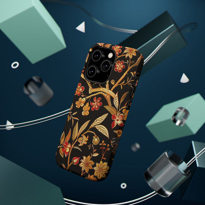 Floral Gold Vine Phone Case — Magnetic Impact - Resistant Case - DIGITAL X