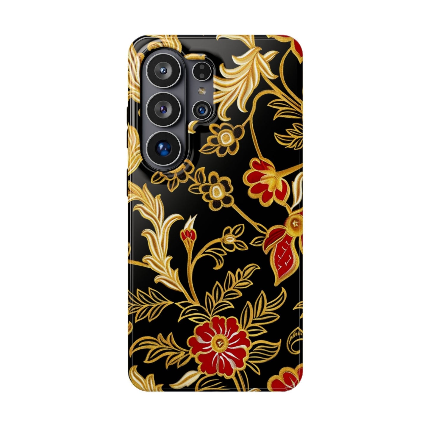 Floral Gold Vintage Phone Case – Magnetic Impact - Resistant - DIGITAL X