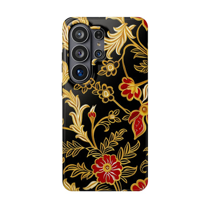 Floral Gold Vintage Phone Case – Magnetic Impact - Resistant - DIGITAL X