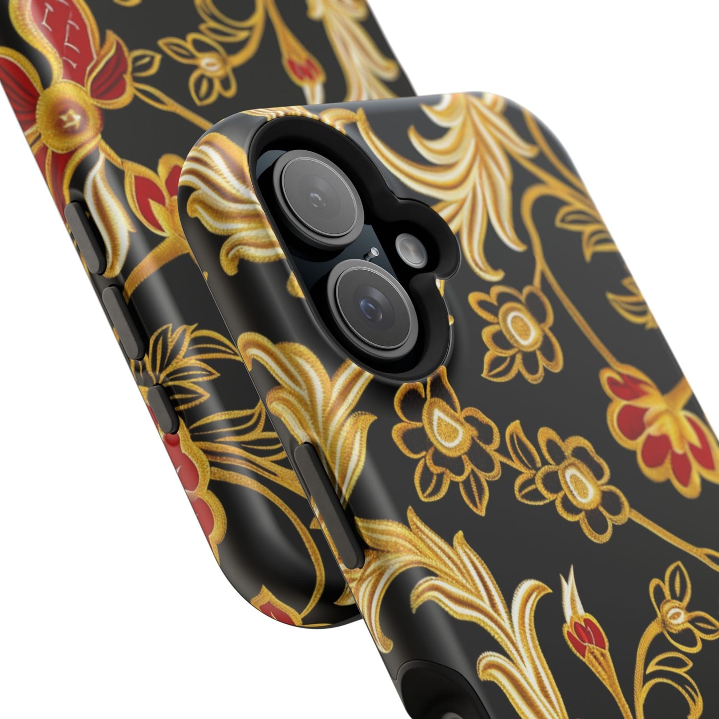 Floral Gold Vintage Phone Case – Magnetic Impact - Resistant - DIGITAL X