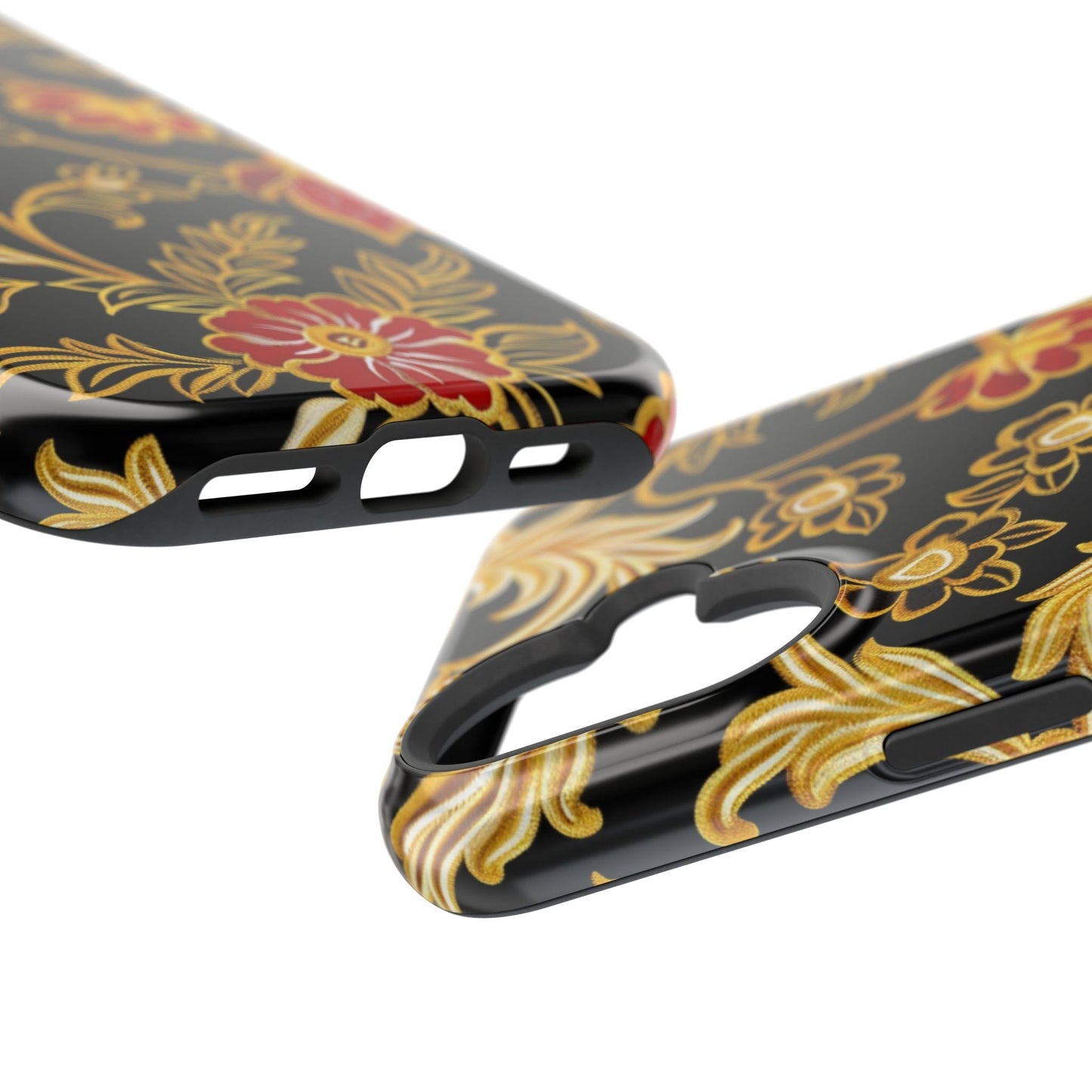 Floral Gold Vintage Phone Case – Magnetic Impact - Resistant - DIGITAL X