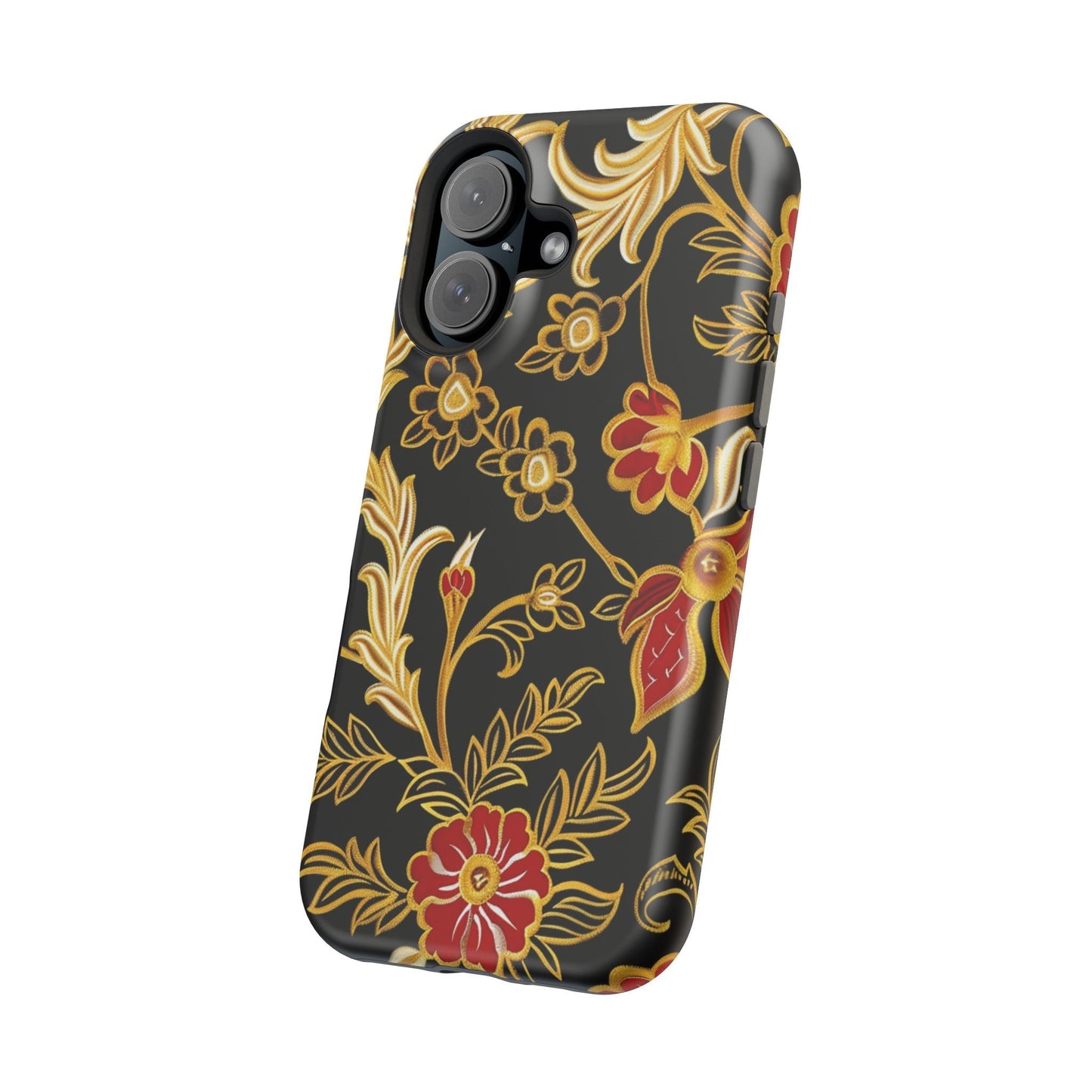 Floral Gold Vintage Phone Case – Magnetic Impact - Resistant - DIGITAL X