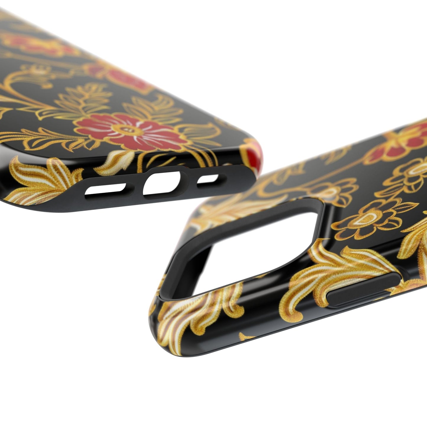 Floral Gold Vintage Phone Case – Magnetic Impact - Resistant - DIGITAL X