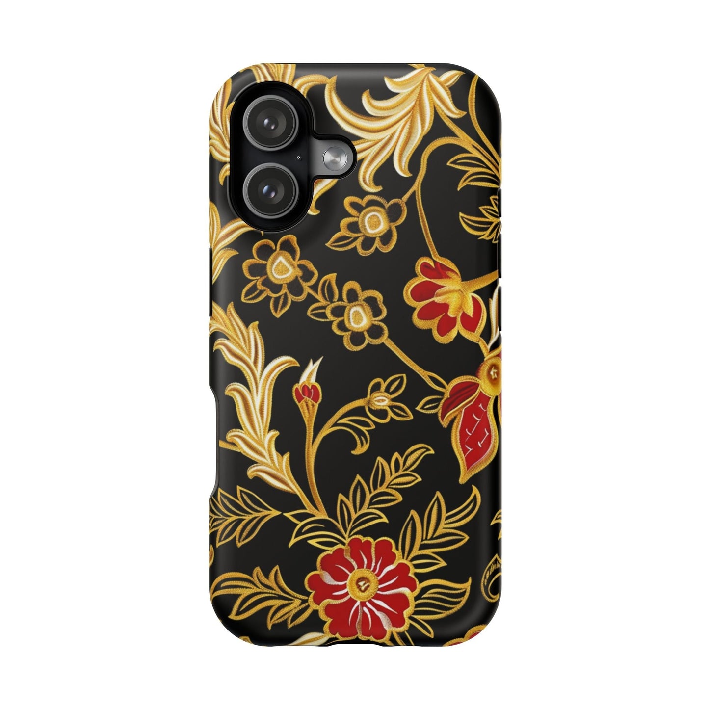 Floral Gold Vintage Phone Case – Magnetic Impact - Resistant - DIGITAL X