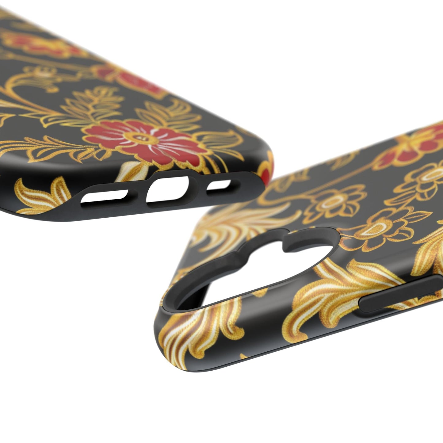 Floral Gold Vintage Phone Case – Magnetic Impact - Resistant - DIGITAL X
