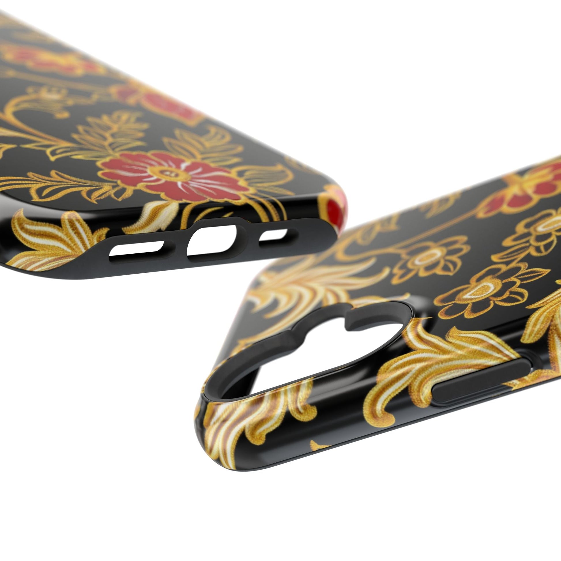 Floral Gold Vintage Phone Case – Magnetic Impact - Resistant - DIGITAL X