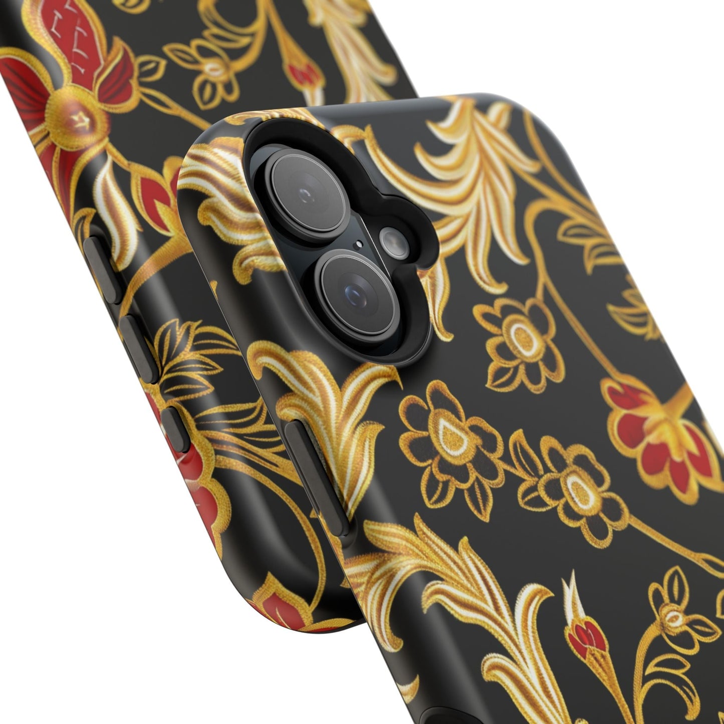 Floral Gold Vintage Phone Case – Magnetic Impact - Resistant - DIGITAL X