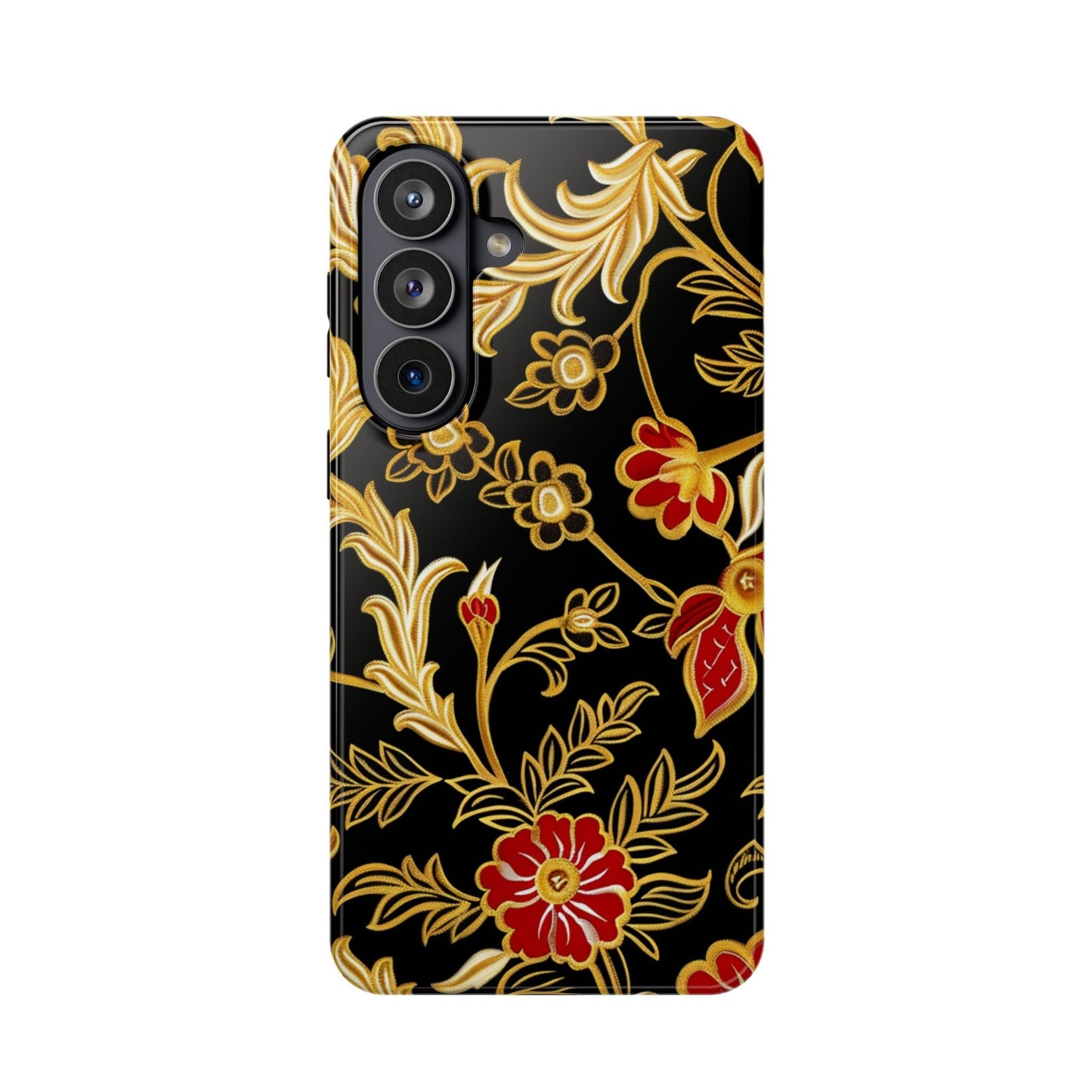 Floral Gold Vintage Phone Case – Magnetic Impact - Resistant - DIGITAL X