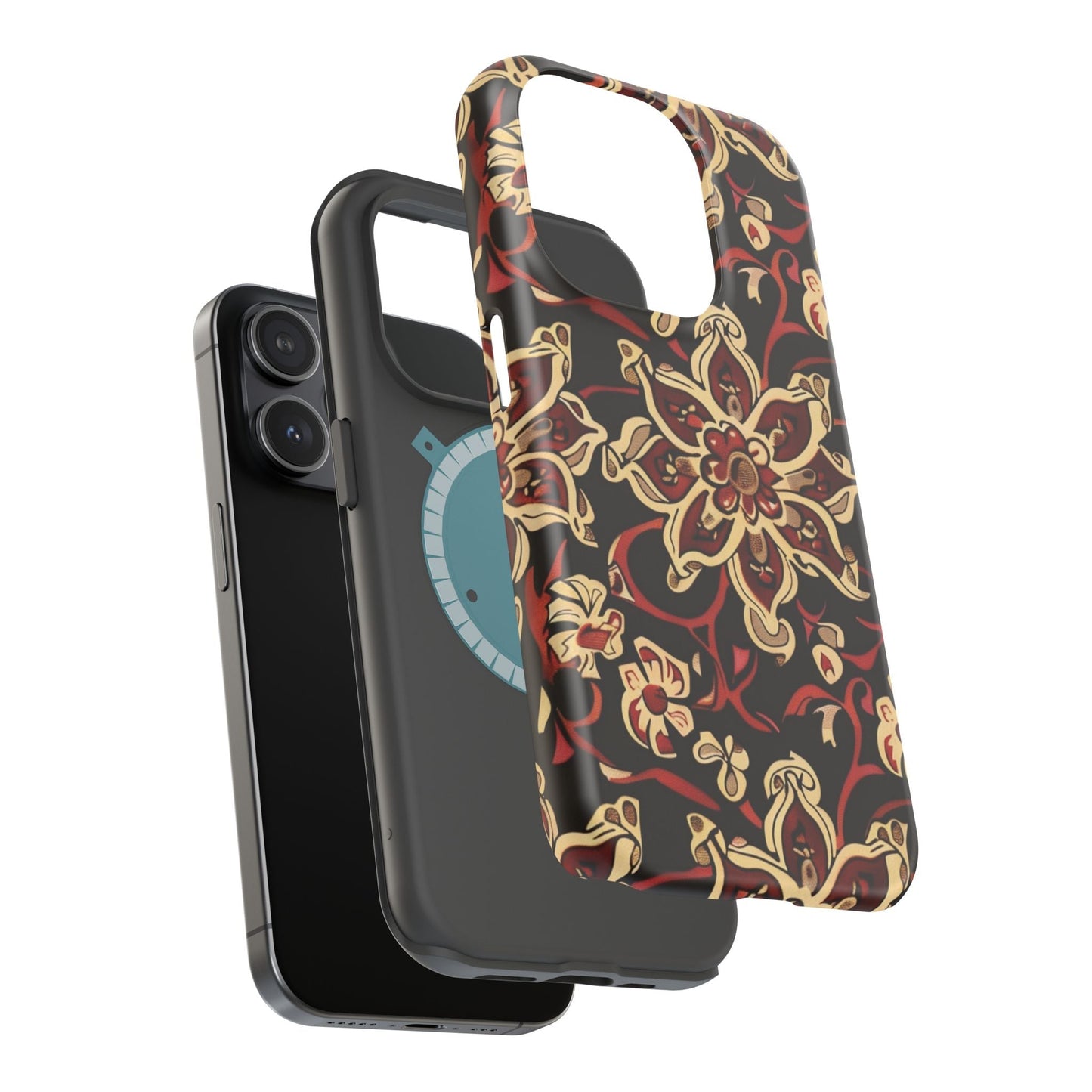 Floral Mandala Magnetic Impact - Resistant Phone Case - DIGITAL X