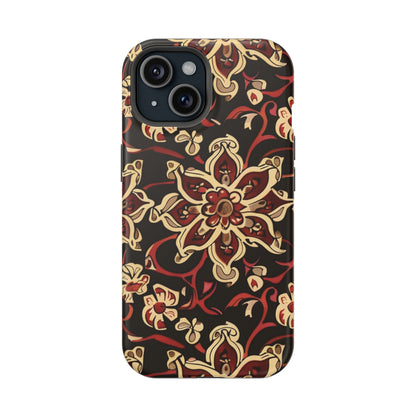 Floral Mandala Magnetic Impact - Resistant Phone Case - DIGITAL X