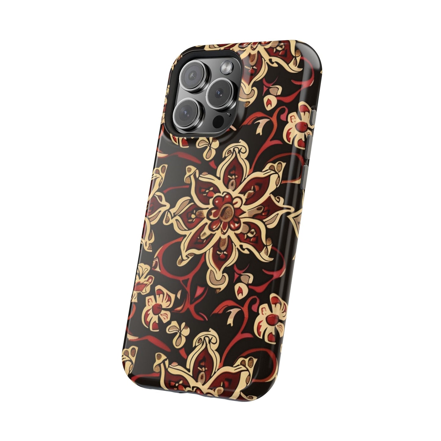 Floral Mandala Magnetic Impact - Resistant Phone Case - DIGITAL X