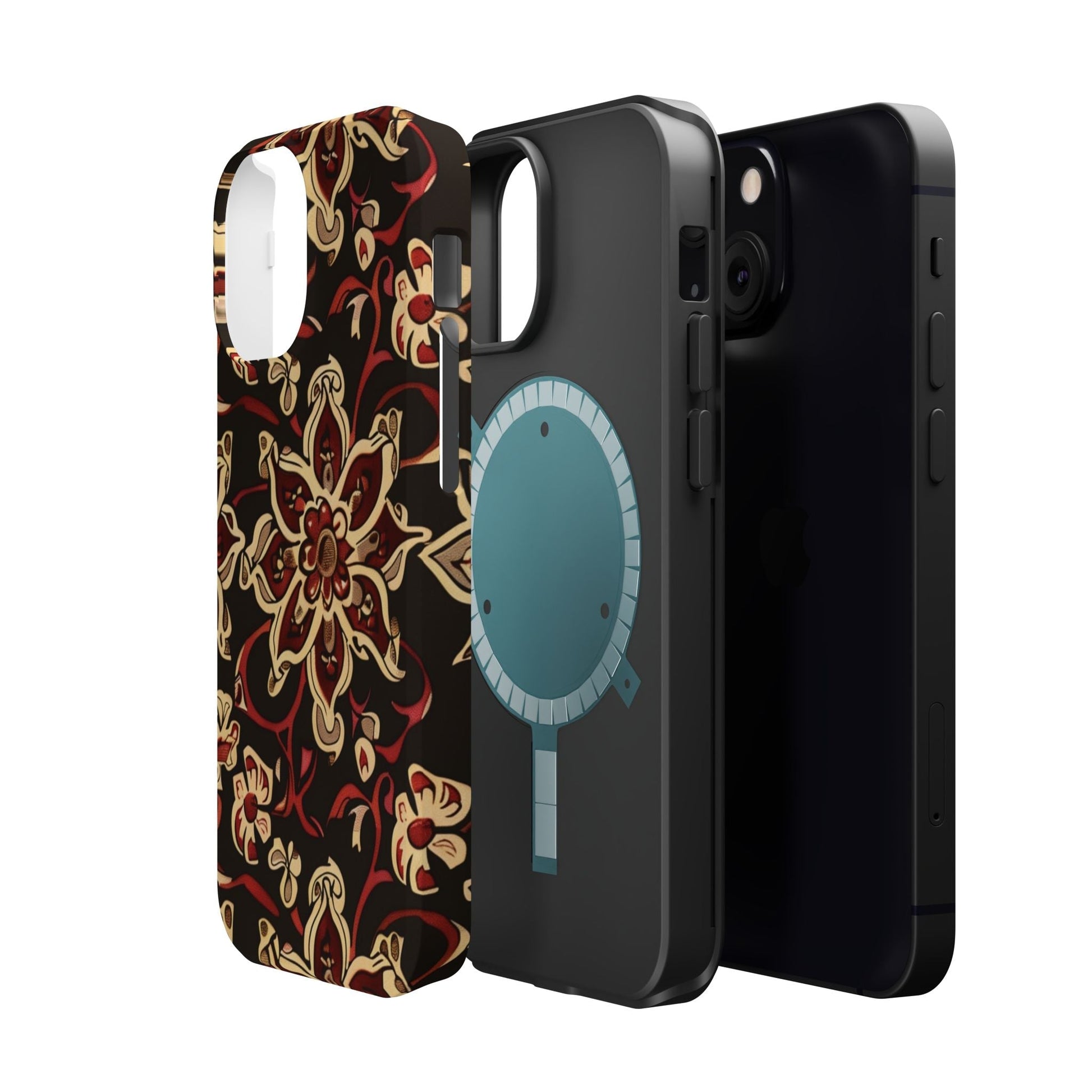 Floral Mandala Magnetic Impact - Resistant Phone Case - DIGITAL X
