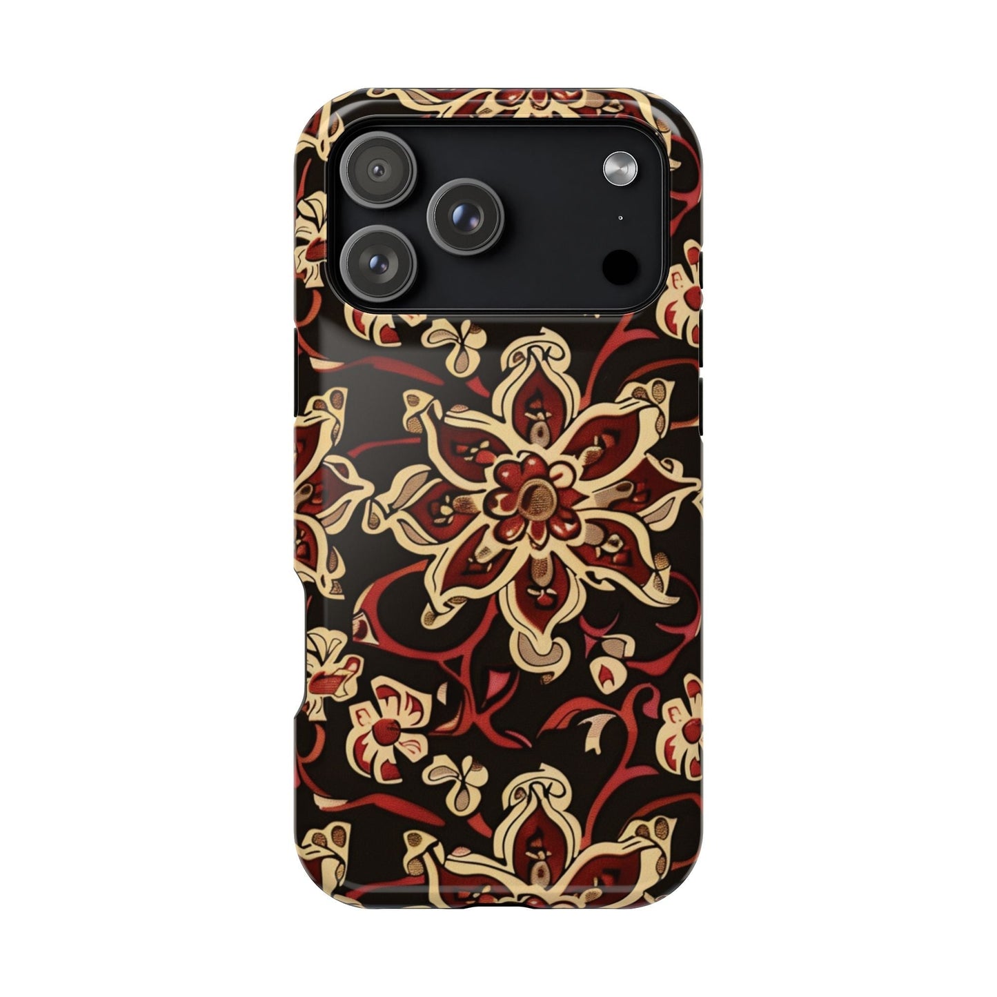 Floral Mandala Magnetic Impact - Resistant Phone Case - DIGITAL X