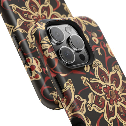 Floral Mandala Magnetic Impact - Resistant Phone Case - DIGITAL X