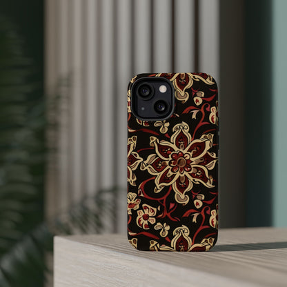 Floral Mandala Magnetic Impact - Resistant Phone Case - DIGITAL X