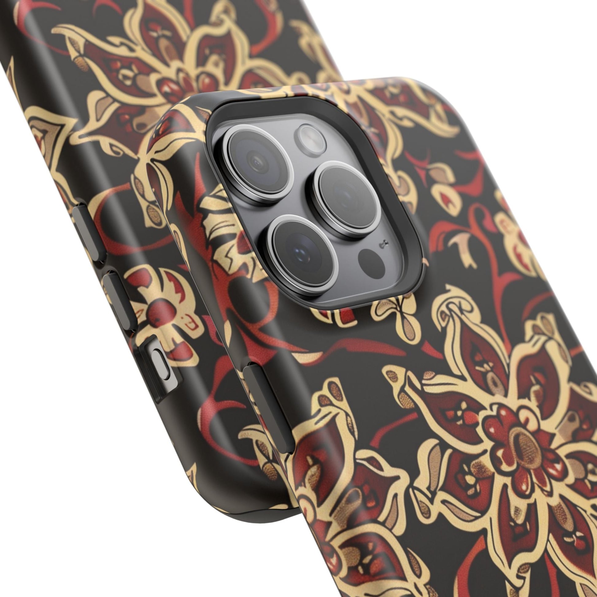 Floral Mandala Magnetic Impact - Resistant Phone Case - DIGITAL X