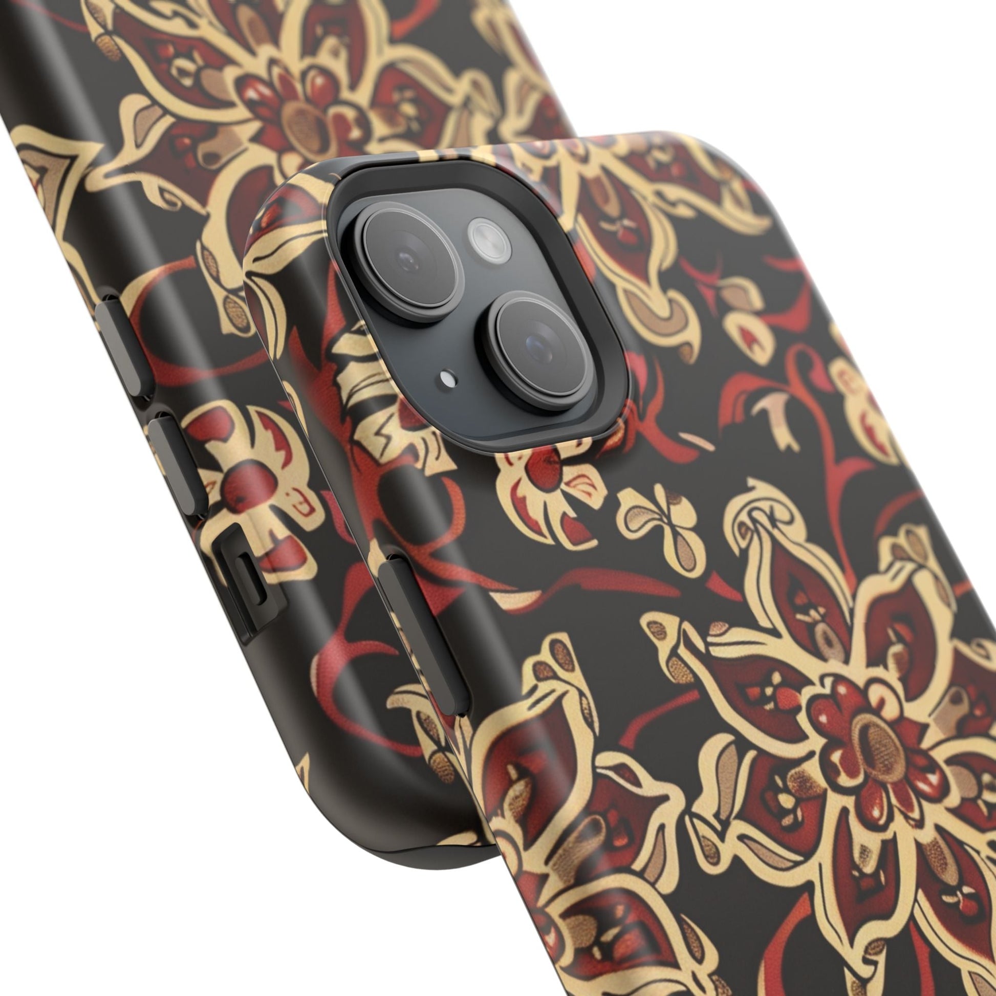 Floral Mandala Magnetic Impact - Resistant Phone Case - DIGITAL X