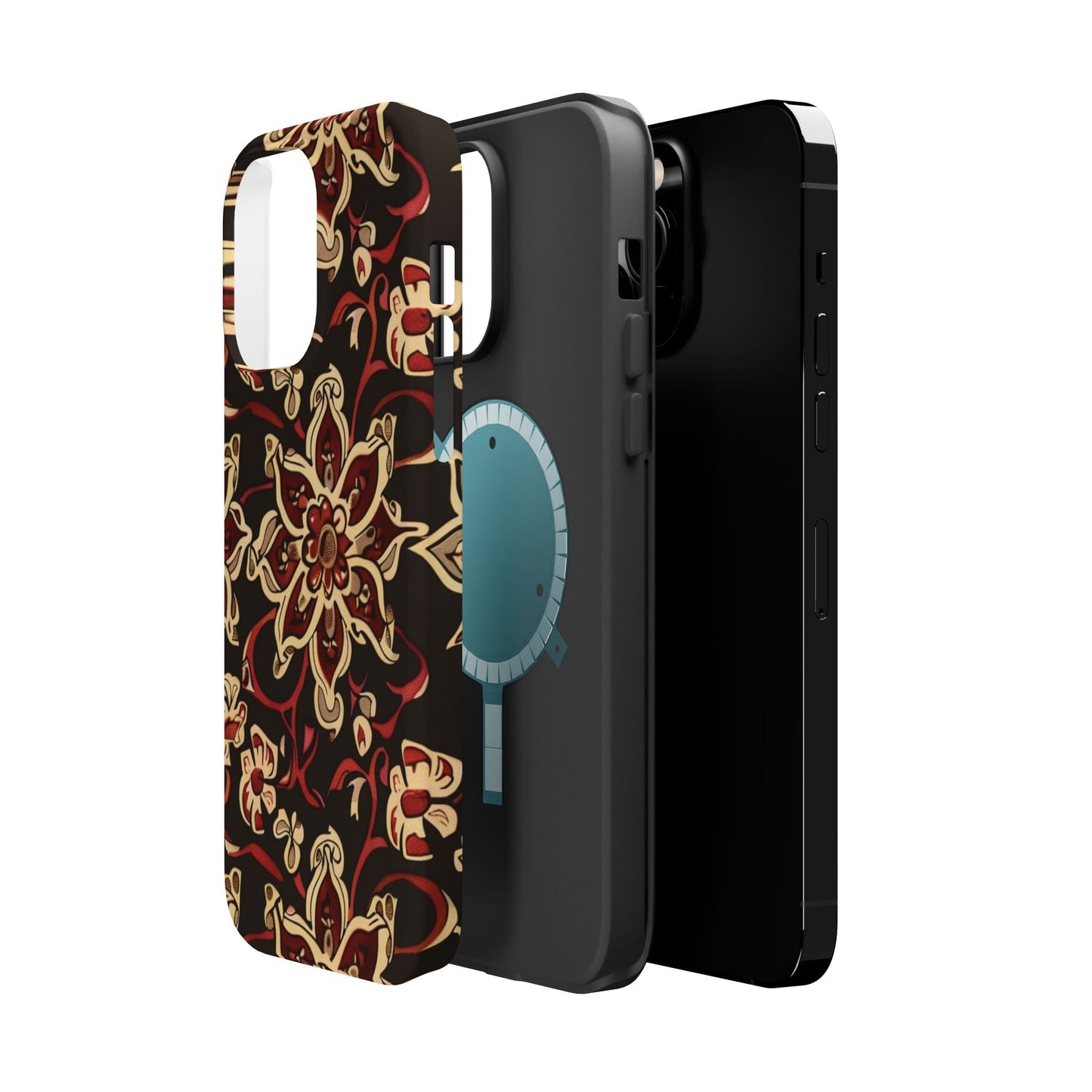 Floral Mandala Magnetic Impact - Resistant Phone Case - DIGITAL X