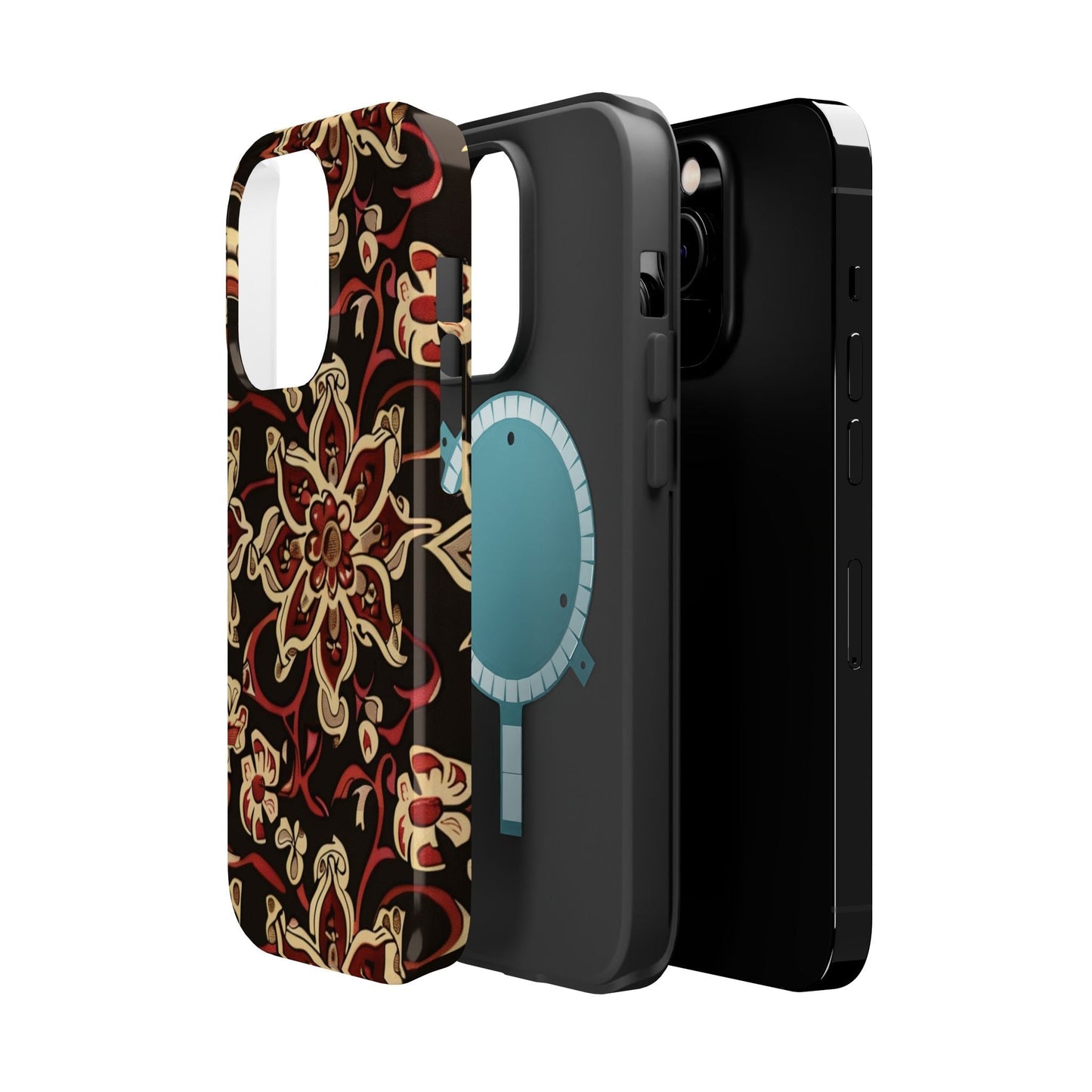 Floral Mandala Magnetic Impact - Resistant Phone Case - DIGITAL X