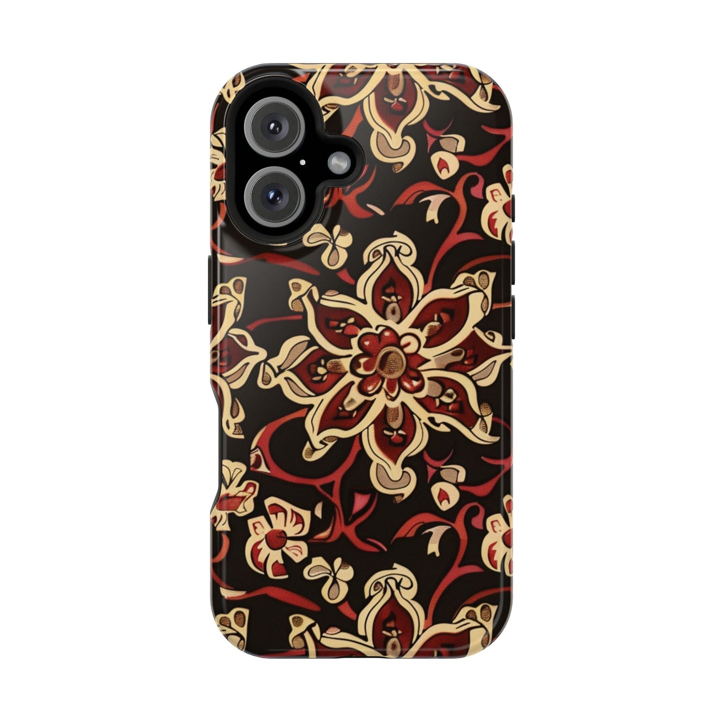 Floral Mandala Magnetic Impact - Resistant Phone Case - DIGITAL X
