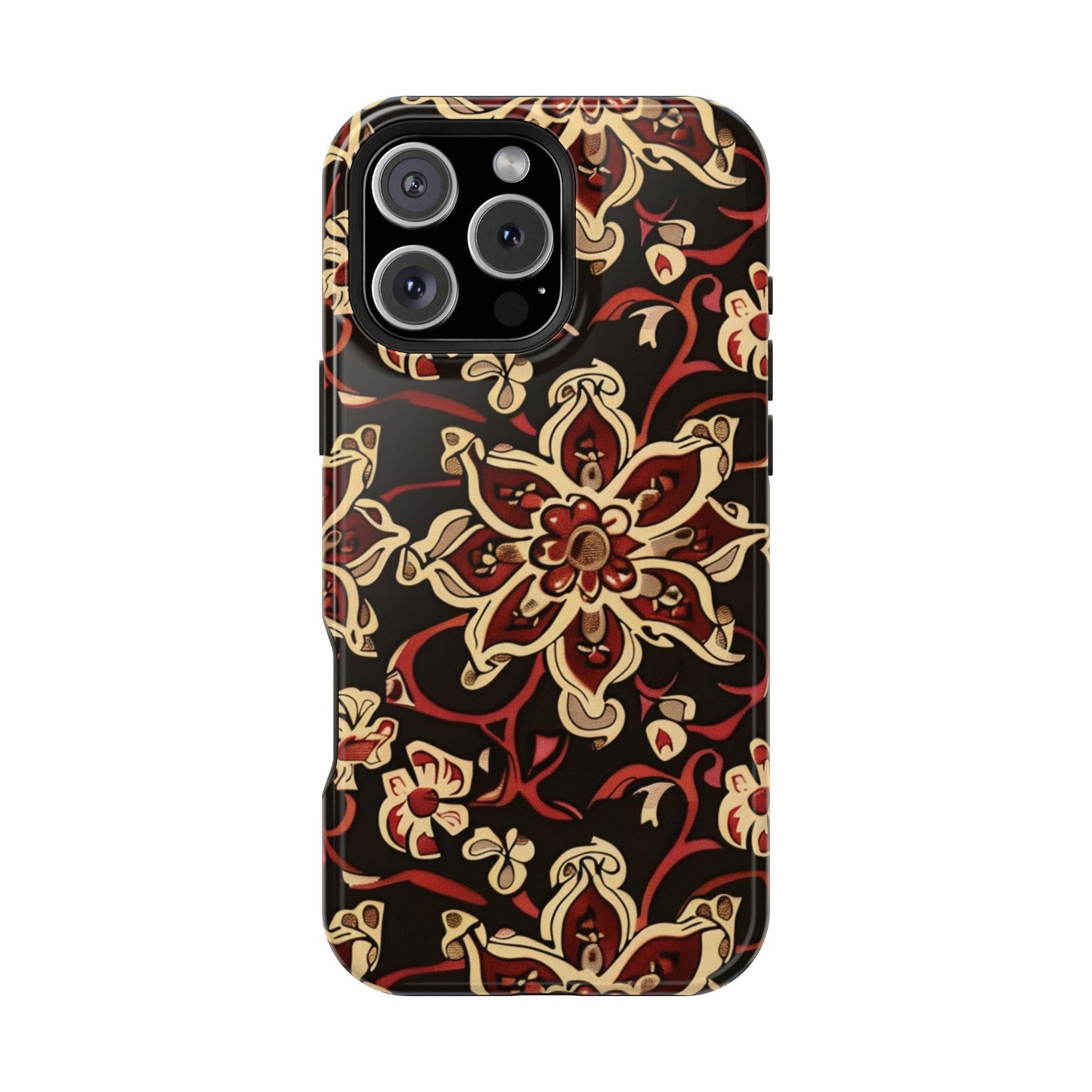 Floral Mandala Magnetic Impact - Resistant Phone Case - DIGITAL X