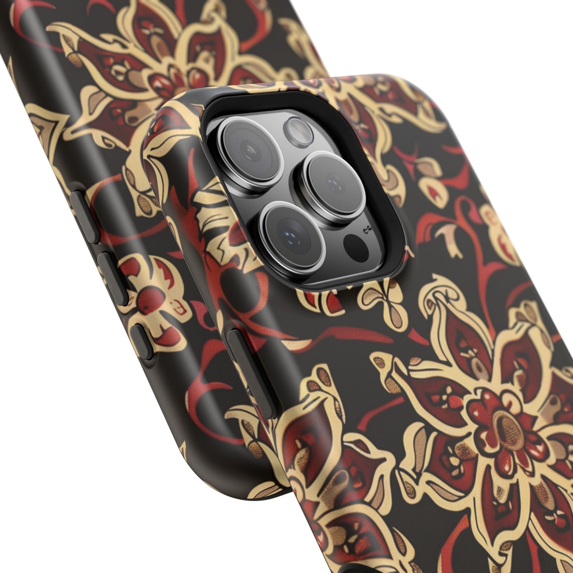 Floral Mandala Magnetic Impact - Resistant Phone Case - DIGITAL X