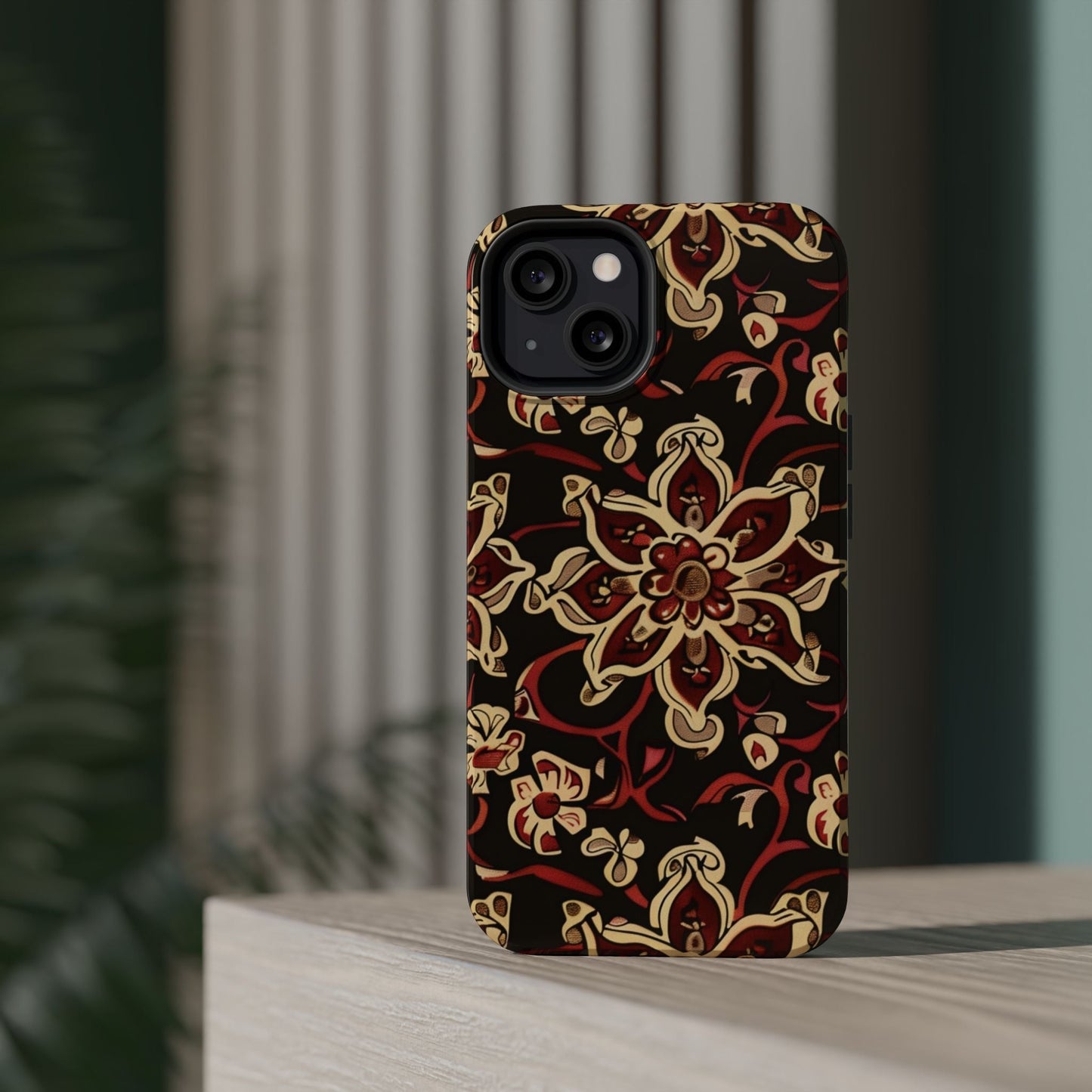 Floral Mandala Magnetic Impact - Resistant Phone Case - DIGITAL X