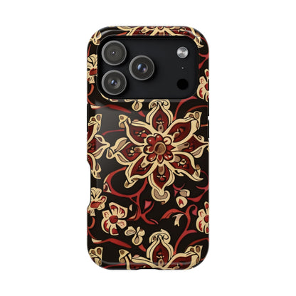 Floral Mandala Magnetic Impact - Resistant Phone Case - DIGITAL X