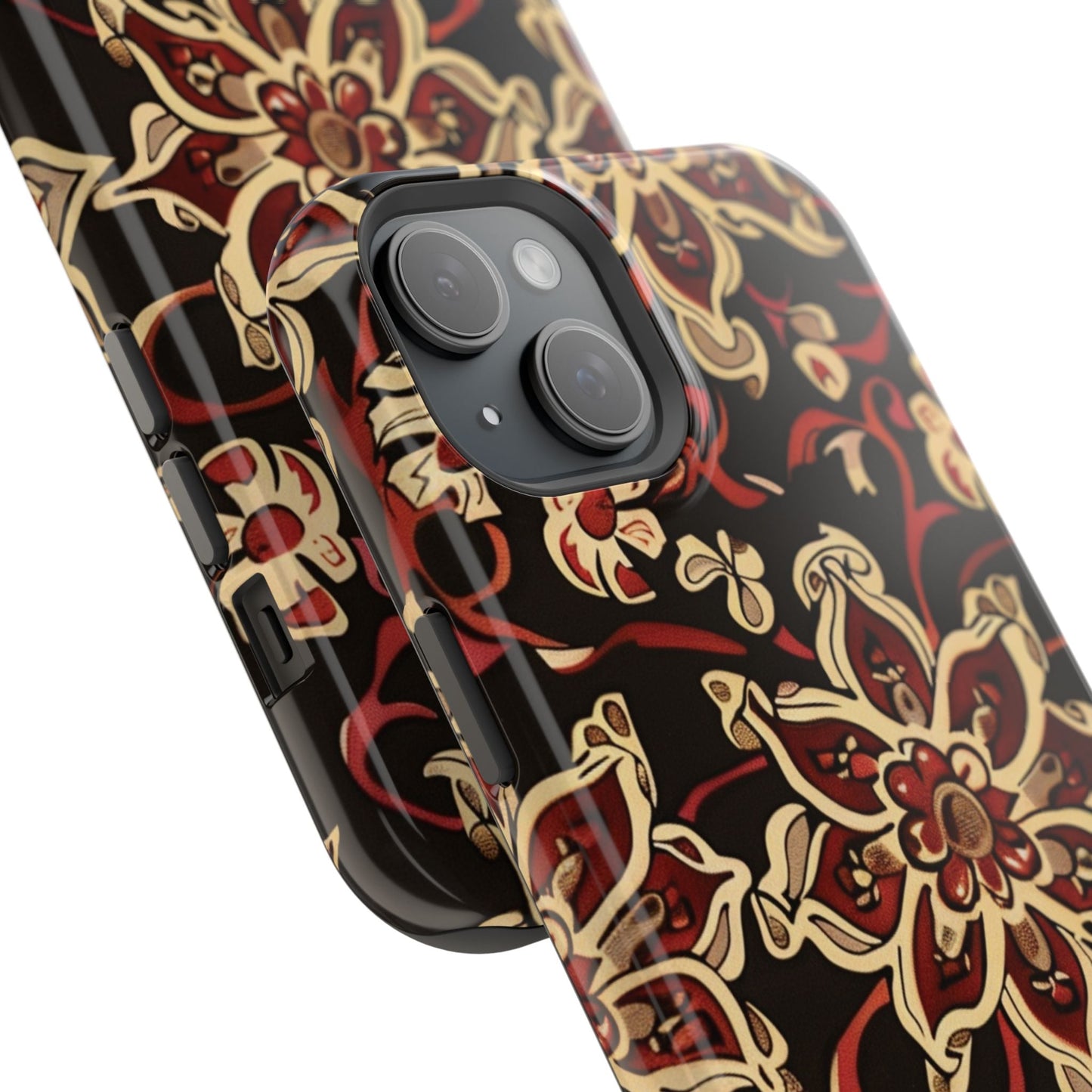 Floral Mandala Magnetic Impact - Resistant Phone Case - DIGITAL X