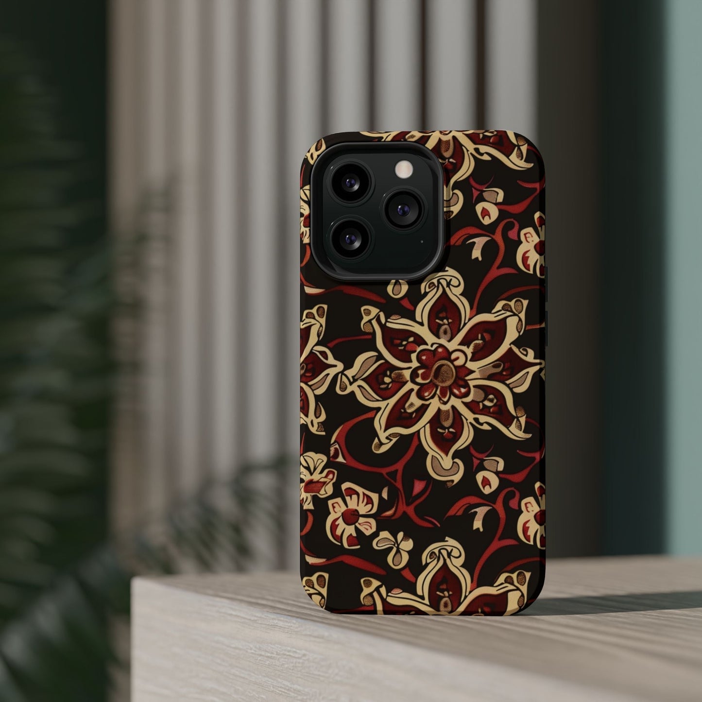 Floral Mandala Magnetic Impact - Resistant Phone Case - DIGITAL X