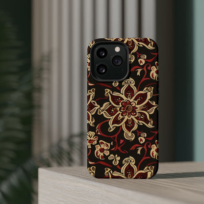Floral Mandala Magnetic Impact - Resistant Phone Case - DIGITAL X