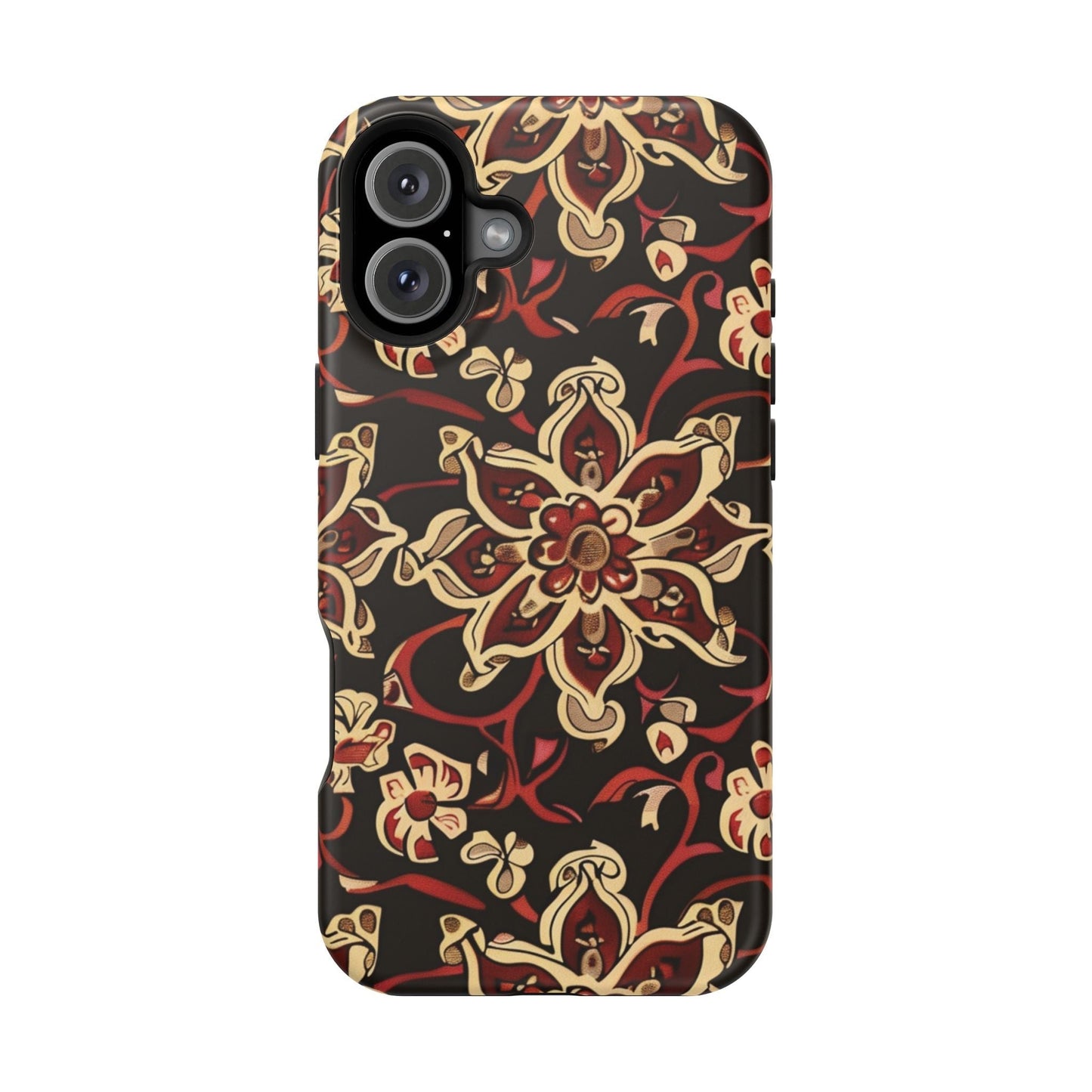 Floral Mandala Magnetic Impact - Resistant Phone Case - DIGITAL X