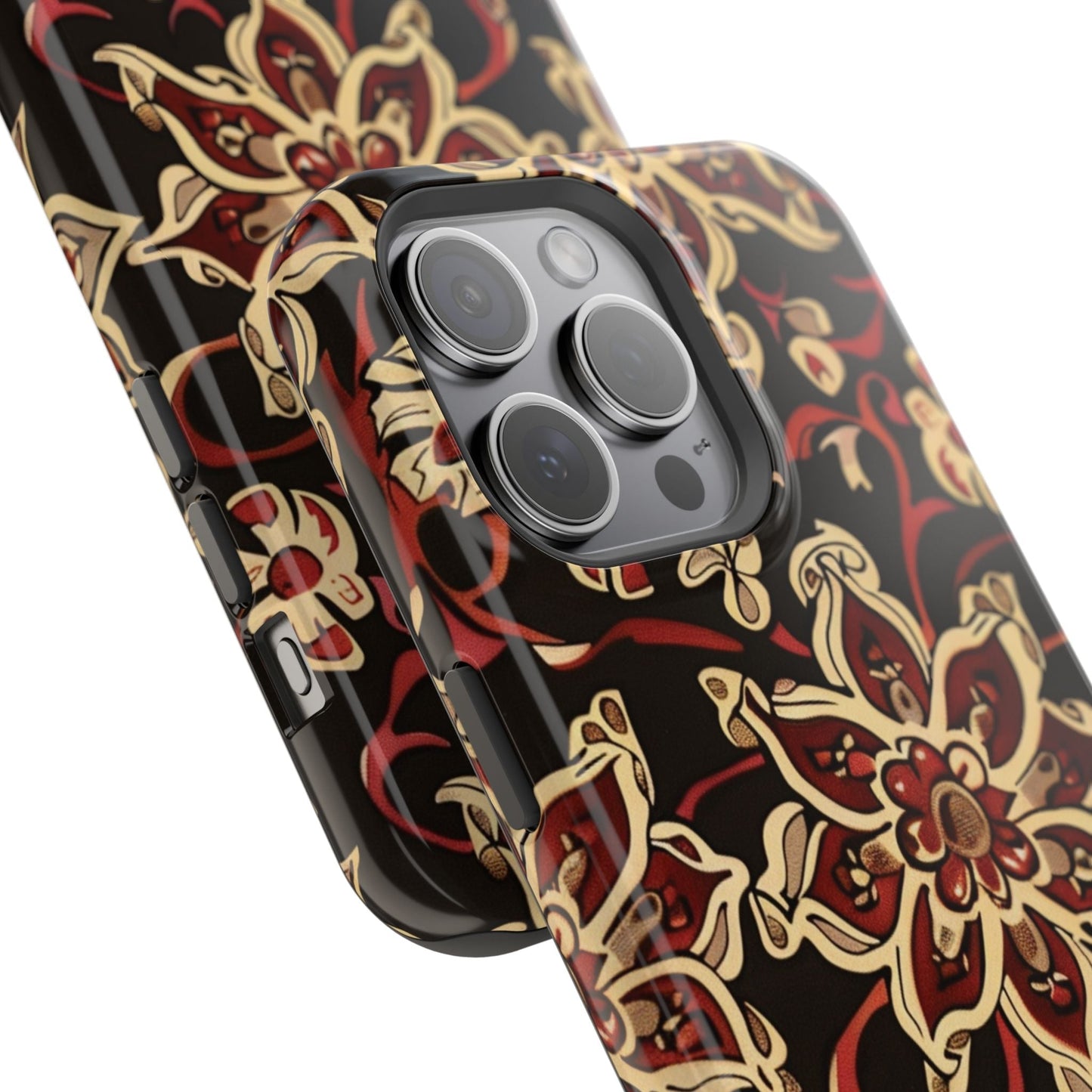 Floral Mandala Magnetic Impact - Resistant Phone Case - DIGITAL X