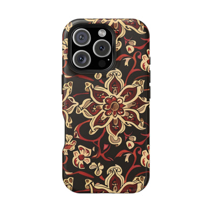 Floral Mandala Magnetic Impact - Resistant Phone Case - DIGITAL X