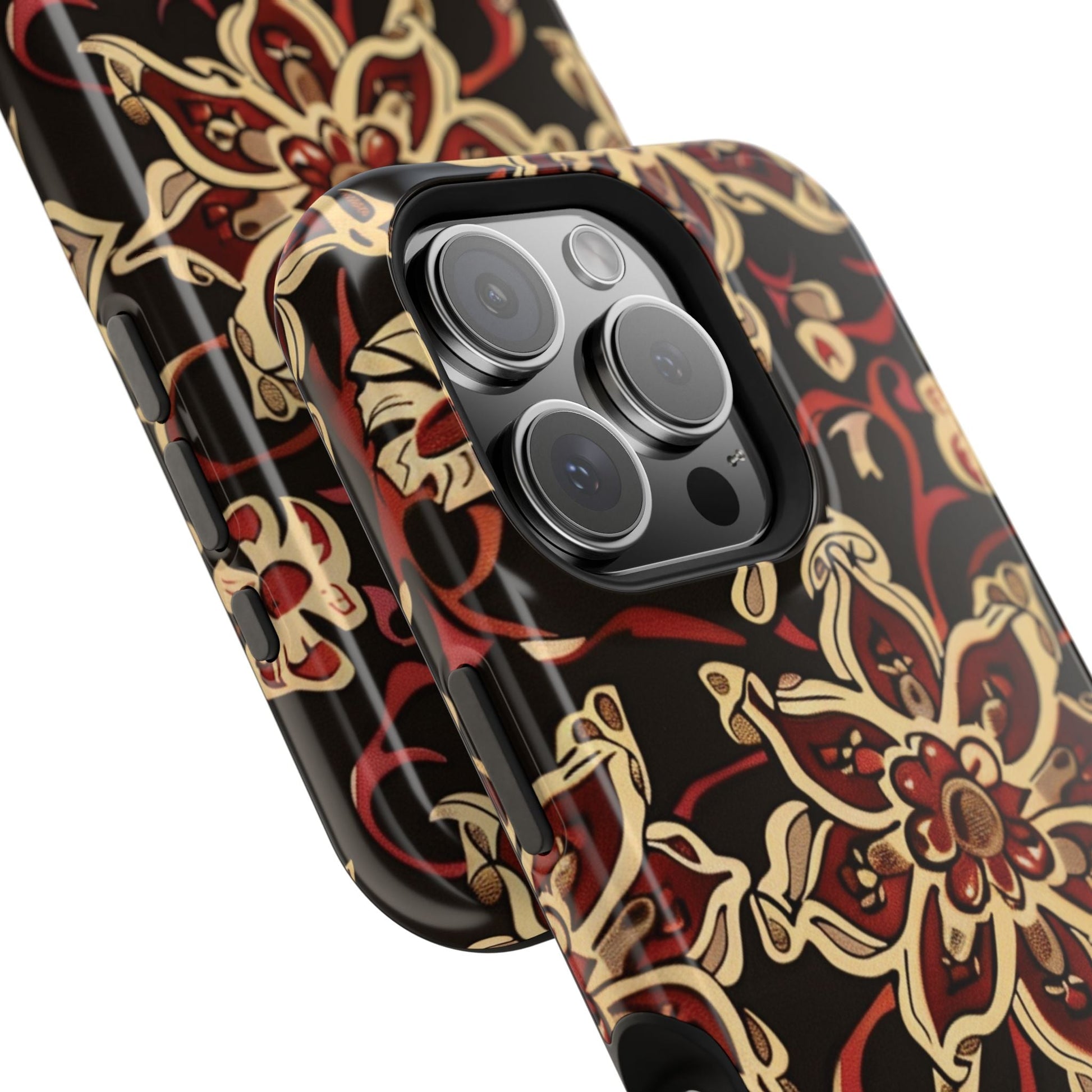Floral Mandala Magnetic Impact - Resistant Phone Case - DIGITAL X